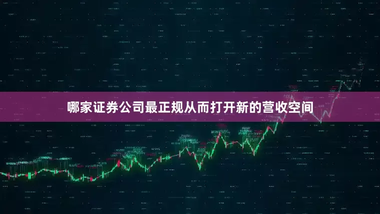 哪家证券公司最正规从而打开新的营收空间